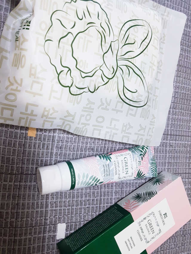 포레스트힐 그린 밸런스 클렌져 100ml + 토끼 헤어밴드 리뷰 사진