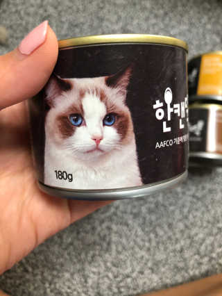 [펫토리아] BEST 한캔뚝딱 고양이 주식캔 — 4점을 준 리뷰어가 2019년 3월 올린 사용 사진