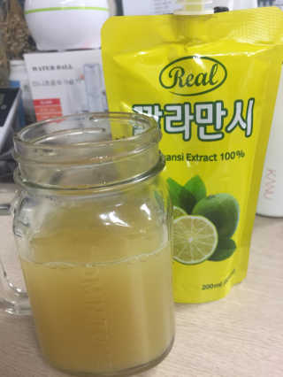 장수농가 리얼깔라만시 — 5점을 준 리뷰어가 2018년 4월 올린 사용 사진