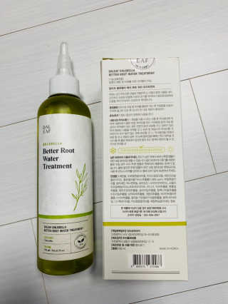 달리프 클로렐라 베러 루트 워터트리트먼트 200ml — 4점을 준 리뷰어가 2019년 3월 올린 사용 사진