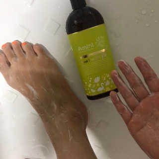 아미니 비노테라 오일워시 400ml 대용량 — 3점을 준 리뷰어가 2019년 7월 올린 사용 사진