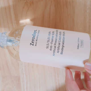 제로데이즈 천연 주방전용세제 + 여성속옷세제 — 4점을 준 리뷰어가 2020년 1월 올린 사용 사진