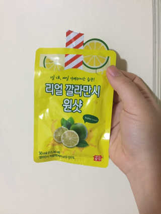 장수농가 리얼깔라만시 원샷 50ml 10팩+보틀 — 5점을 준 리뷰어가 2019년 5월 올린 사용 사진