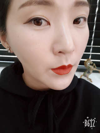 [블랙루즈] 코튼 립 컬러 — 5점을 준 리뷰어가 2018년 11월 올린 사용 사진