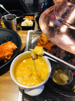 [춘여닭숯불닭갈비] 닭갈비 무한 2인+치즈퐁듀+음료수 — 5점을 준 리뷰어가 2019년 6월 올린 사용 사진