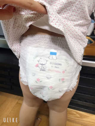 보솜이 리얼코튼 팬티형 — 5점을 준 리뷰어가 2019년 3월 올린 사용 사진
