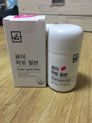 네츄럴굿띵스 퓨어 락토 철분 60일분 — 4점을 준 리뷰어가 2017년 11월 올린 사용 사진