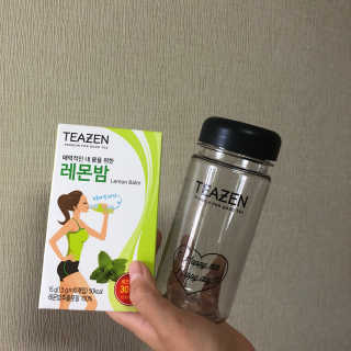 티젠 레몬밤 + 마이보틀 — 2.83점을 준 리뷰어가 2018년 7월 올린 사용 사진