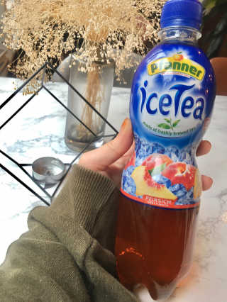 스위트 카페 패너 복숭아 아이스티 — 4.5점을 준 리뷰어가 2018년 9월 올린 사용 사진