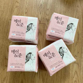 메이앤준 소프트맥스 생리대 — 4점을 준 리뷰어가 2019년 4월 올린 사용 사진