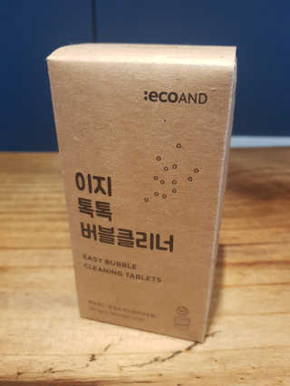 [에코앤드]이지톡톡 버블클리너 1종세척제 — 5점을 준 리뷰어가 2019년 6월 올린 사용 사진