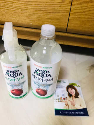 베지아쿠아 475ml + 리필 1000ml 1Set — 4점을 준 리뷰어가 2019년 9월 올린 사용 사진