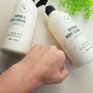 (주)에네스티 내추럴 촉촉  오트밀 바디로션 500ml — 4점을 준 리뷰어가 2020년 3월 올린 사용 사진