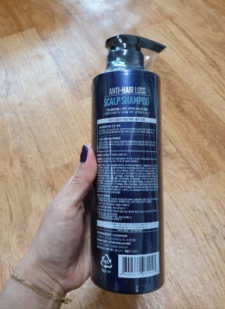 다슈코리아 다슈 데일리 단백질 한방 두피 골드 샴푸 500ml — 5점을 준 리뷰어가 2020년 3월 올린 사용 사진