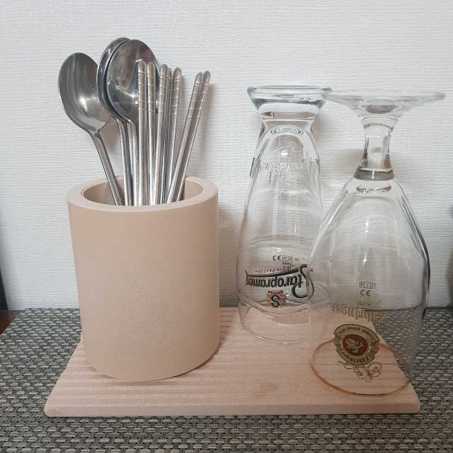 세계최초 숨쉬는 세라믹 규조토 수저꽂이SET 리뷰 사진
