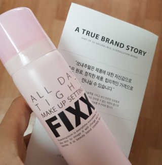 쏘내추럴 올데이 메이크업 픽서 — 4.5점을 준 리뷰어가 2019년 8월 올린 사용 사진