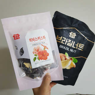 장수농가 브라질너트, 히비스커스 — 4점을 준 리뷰어가 2018년 7월 올린 사용 사진