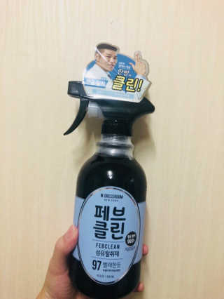 더블유드레스룸 페브클린 500ml — 4.5점을 준 리뷰어가 2018년 11월 올린 사용 사진