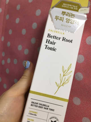 달리프 클로렐라 베러 루트 헤어토닉 100ml — 4.5점을 준 리뷰어가 2020년 1월 올린 사용 사진