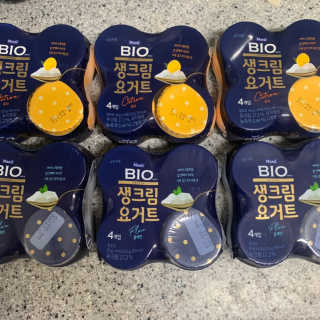 [매일 바이오] 생크림요거트 플레인 12개 + 유자 12개 — 4점을 준 리뷰어가 2019년 7월 올린 사용 사진