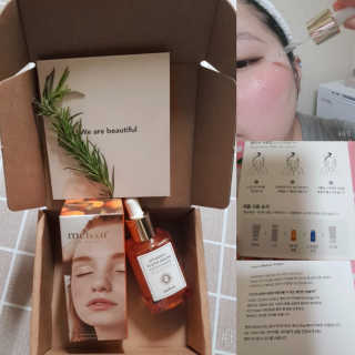 비건화장품 멜릭서 피부 활력 부스터 멜릭서 비타민 세럼 — 4점을 준 리뷰어가 2019년 3월 올린 사용 사진