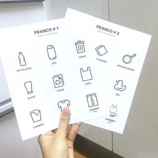 창신리빙 [FRANCO 스탠드 분리수거함2단] 똑똑한 수납이야기 — 5점을 준 리뷰어가 2018년 8월 올린 사용 사진