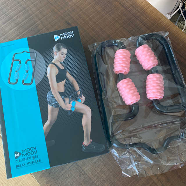 바디핏레그롤러 종아리 허벅지 하체 마사지기 리뷰 사진