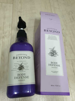 비욘드 바디 디펜스 샤워 450ml — 5점을 준 리뷰어가 2019년 12월 올린 사용 사진