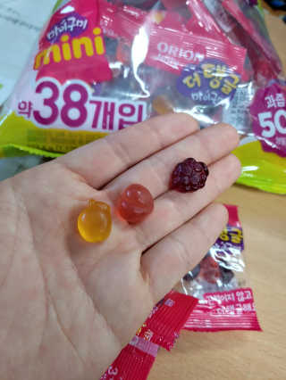 더 탱글 마이구미 38p 2봉지, 마이구미 2봉지 — 5점을 준 리뷰어가 2019년 12월 올린 사용 사진