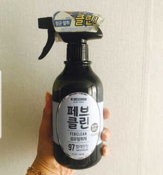 더블유드레스룸 페브클린 500ml — 5점을 준 리뷰어가 2018년 9월 올린 사용 사진
