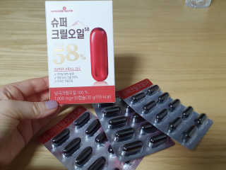 메이준뉴트리 슈퍼 크릴 오일58 1000mg x 30캡슐 — 5점을 준 리뷰어가 2020년 2월 올린 사용 사진