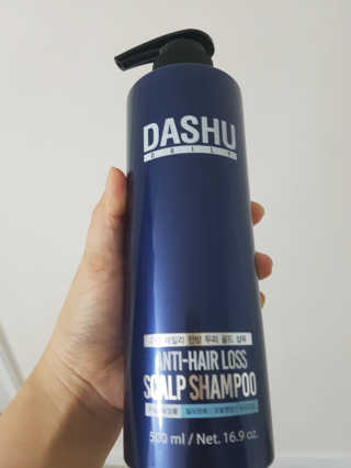 다슈코리아 다슈 데일리 한방 두피 골드 샴푸 500ml — 4점을 준 리뷰어가 2018년 5월 올린 사용 사진