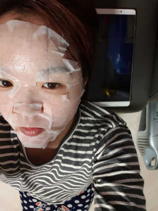 지고트 마스크팩 16종 — 4점을 준 리뷰어가 2019년 2월 올린 사용 사진