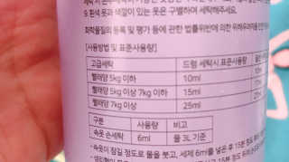 제로데이즈 천연 주방전용세제 + 여성속옷세제 — 5점을 준 리뷰어가 2020년 1월 올린 사용 사진