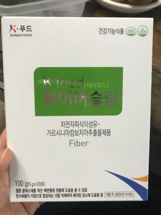 두루원 똥기사의 Kfood 화이버슬림 — 3.67점을 준 리뷰어가 2018년 7월 올린 사용 사진