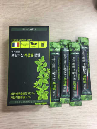 로하스웰 프랑스산 레몬밤 분말 — 3.5점을 준 리뷰어가 2018년 6월 올린 사용 사진