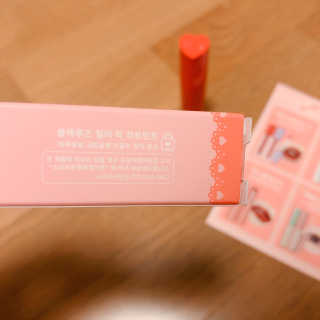 [블랙루즈] 컬러 락 하트 틴트 1+1 — 5점을 준 리뷰어가 2019년 8월 올린 사용 사진