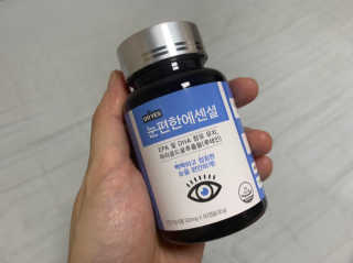 일맥네이처스퀘어 눈편한에센셜 — 5점을 준 리뷰어가 2019년 10월 올린 사용 사진