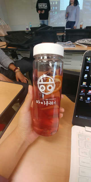 ㅎㅎ마이워터 ㅎㅎ 마이워터 과일워터팩+전용보틀_레몬오렌지 — 3.33점을 준 리뷰어가 2017년 9월 올린 사용 사진