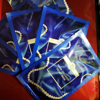 Pearl Collagen Velvet Mask 1 BOX by YVESOM — 5점을 준 리뷰어가 2019년 3월 올린 사용 사진
