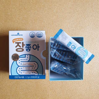 메이준뉴트리 모유유래 유산균 장좋아 2gx30포 — 4점을 준 리뷰어가 2020년 2월 올린 사용 사진