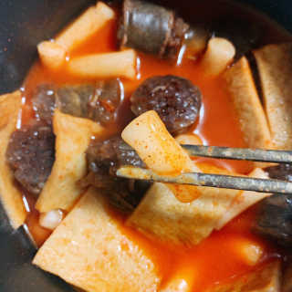 청담동말자싸롱 말자네떡볶이4EA말자네빠삭빠삭감튀5EA — 5점을 준 리뷰어가 2019년 1월 올린 사용 사진