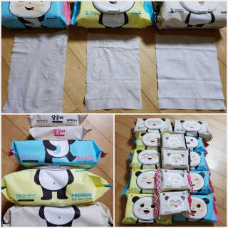 달곰이 물티슈 — 5점을 준 리뷰어가 2018년 3월 올린 사용 사진