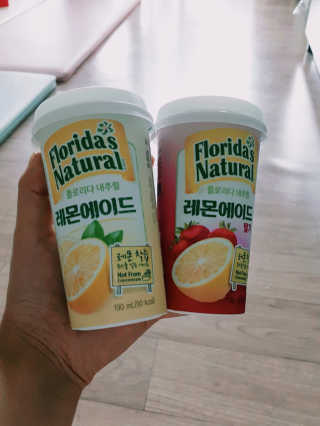 플로리다 내추럴 플로리다내추럴 레몬에이드  2종 — 5점을 준 리뷰어가 2018년 7월 올린 사용 사진