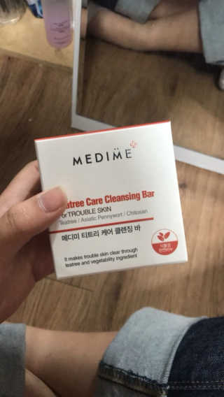 메디미 티트리케어 클렌징 바 — 3.67점을 준 리뷰어가 2017년 11월 올린 사용 사진