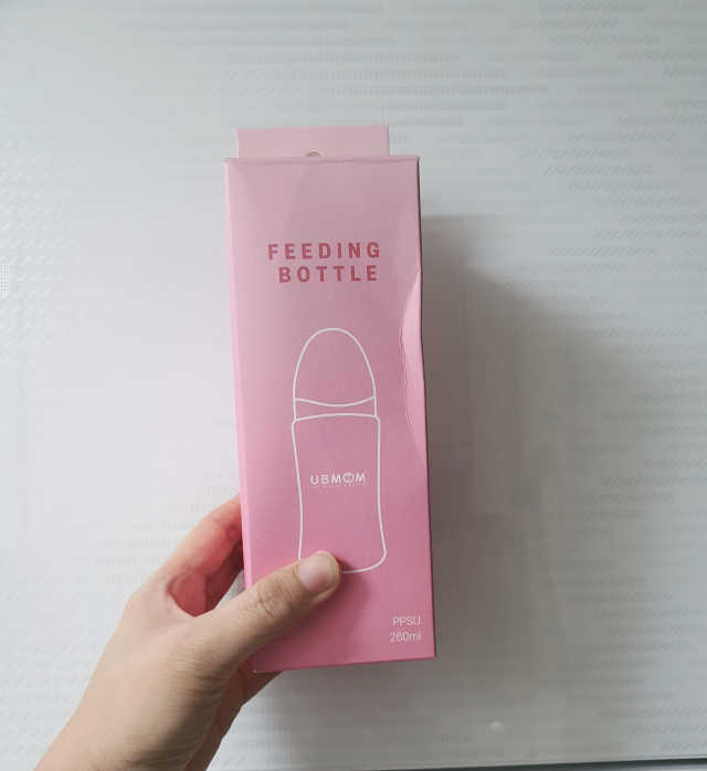 유비맘 PPSU 젖병 노꼭지_260ml_컬러 랜덤 발송 리뷰 사진