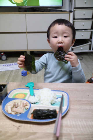 광천우리맛김 한봉지 2~3인분, 맛있는 우리재래식탁김26매20봉 — 5점을 준 리뷰어가 2018년 4월 올린 사용 사진