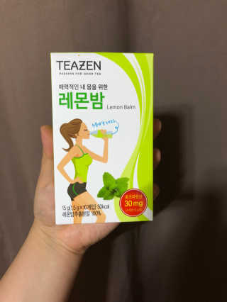 티젠 레몬밤 + 마이보틀 — 4.67점을 준 리뷰어가 2018년 7월 올린 사용 사진