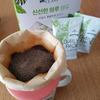(주)쟈뎅 [쟈뎅] 클래스 신선한 하루 원두+여과지 SET — 3점을 준 리뷰어가 2019년 3월 올린 사용 사진