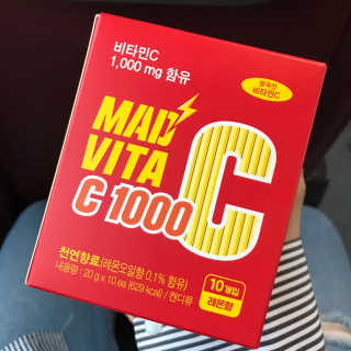 매드비타C 1000 — 4점을 준 리뷰어가 2019년 4월 올린 사용 사진